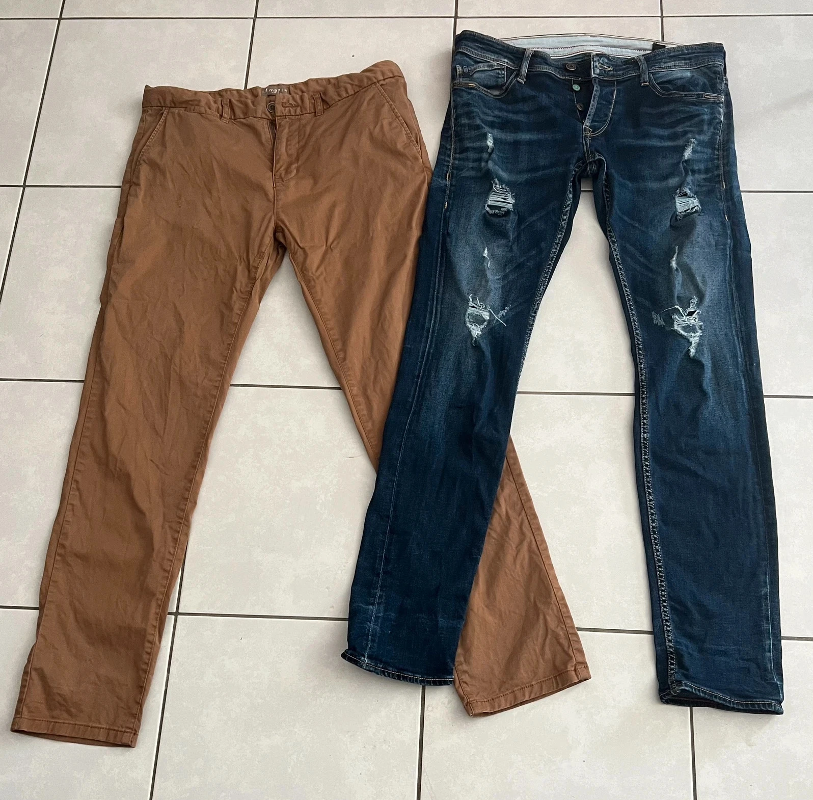 Lot de deux jeans